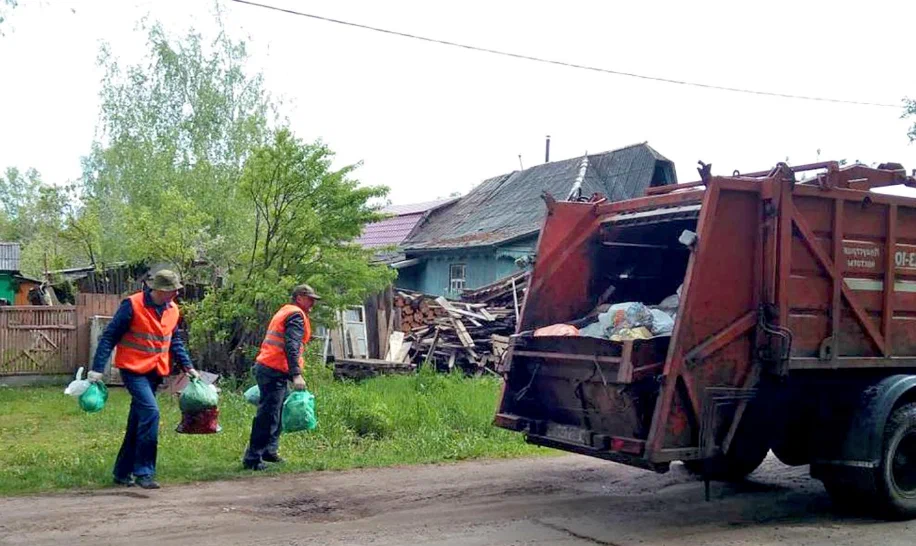 Вывоз мусора из частного дома в Старом Осколе в октябре