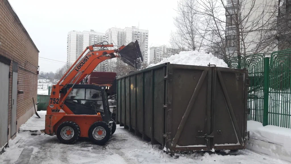 Вывоз снега контейнерами в Старом Осколе — цена от 3237 руб., заказать контейнер для снега в ПроМусор